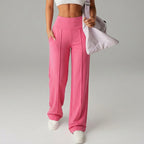 🎁2026 New Arrivals 50% OFF💥50K+ SOLD💕Women's Plain Loose Straight Leg Pants